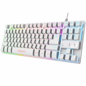 Clavier pour jeu Trust GXT 833W Blanc