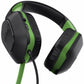 Headphones with Microphone Trust 24994 Black Green Black/Green