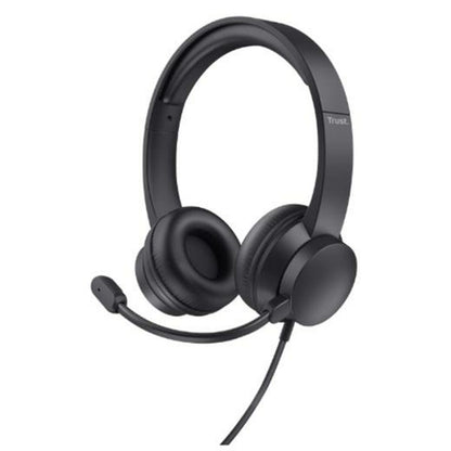 Headphones with Microphone Trust HS-150 Black