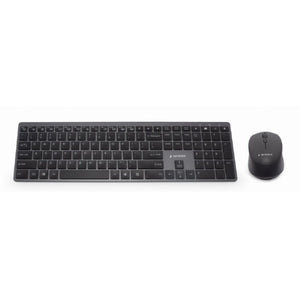 Clavier GEMBIRD KBS-ECLIPSE-M500-ES Noir QWERTY Qwerty US