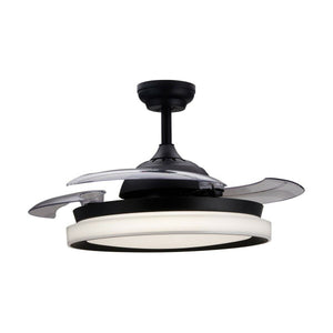 Ceiling Fan with Light Philips Atlas Black 450 lm 28 W