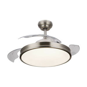 Ceiling Fan with Light Philips Atlas Nikel 450 lm 28 W