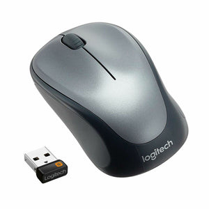 Drahtlose optische Maus Logitech 910-002201 / 910-003384 Schwarz Grau