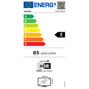 TV intelligente Toshiba 65UV3363DG 4K Ultra HD 65" LED HDR