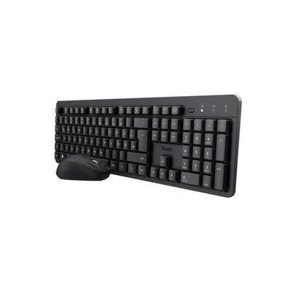 clavier et souris Trust TKM-360 Noir Espagnol Qwerty