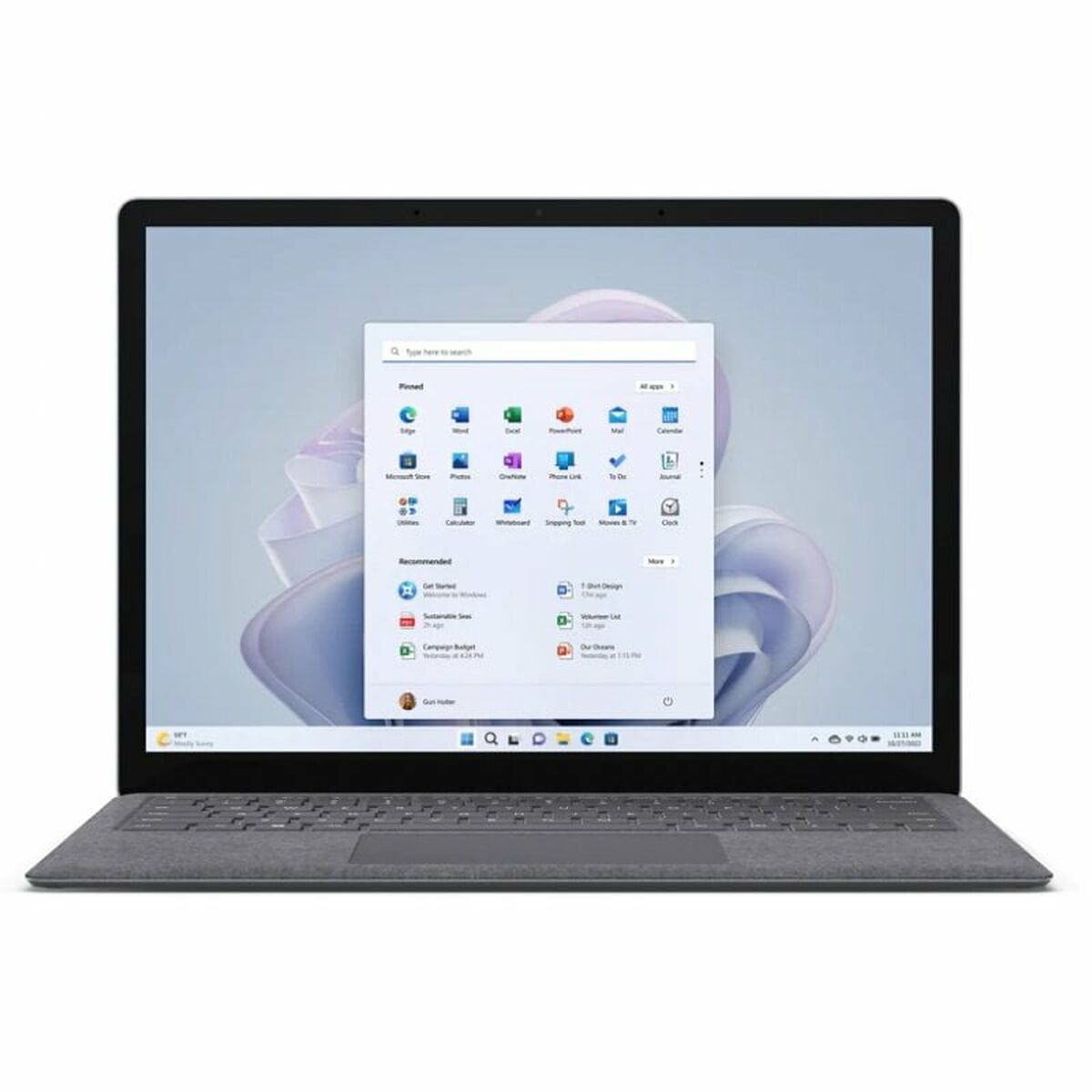 Laptop Microsoft Surface Laptop 5 Alcántara Spanish Qwerty 13,5" Intel Core i5-1235U 8 GB RAM 512 GB SSD