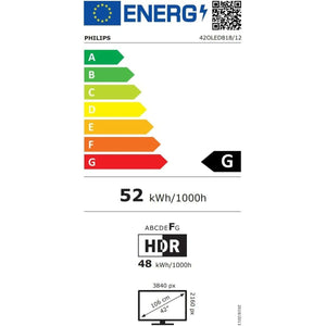 TV intelligente Philips 42OLED818 4K Ultra HD 43"