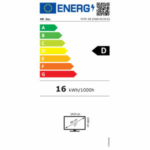 Écran HP P27h G5 27" Full HD 75 Hz