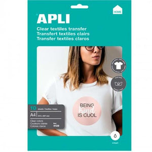 Printer Paper Apli 4128 10 Sheets Textile