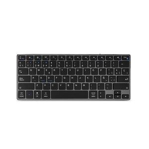 Drahtlose Tastatur Subblim SUB-KB-3ADC201 Qwerty Spanisch Grau Silberfarben Schwarz/Grau