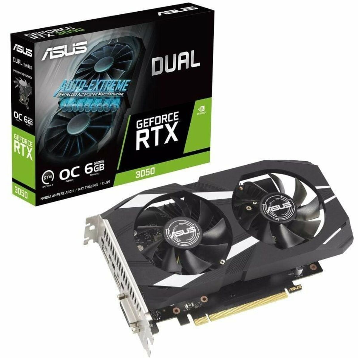 Carte Graphique Asus Dual GeForce Nvidia GeForce RTX 3050 6 GB GDDR6