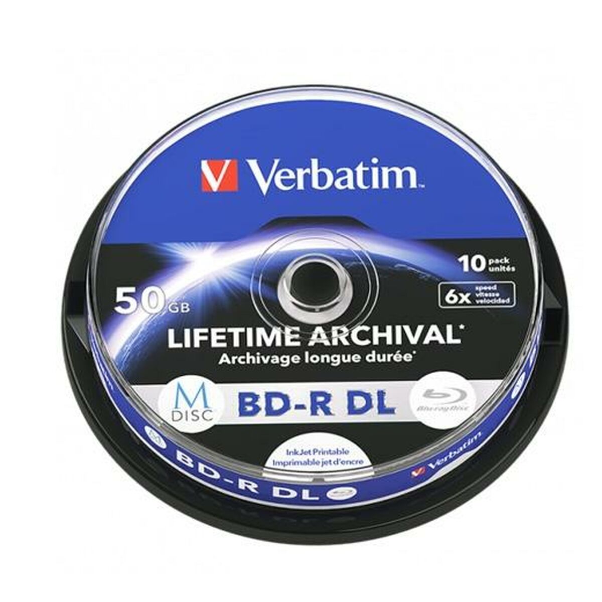 Blu-Ray BD-R Verbatim 50 GB 10 Units