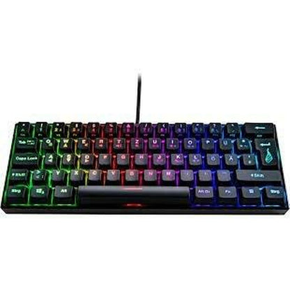 Tastatur Verbatim KP-X1 Schwarz Qwerty Spanisch