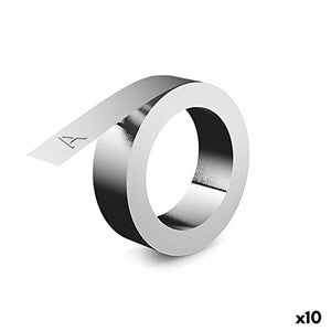 Laminiertes Klebeband zur Kennzeichnung von Maschinen Dymo 31000 Rhino™ 12 mm Aluminium (10 Stück)