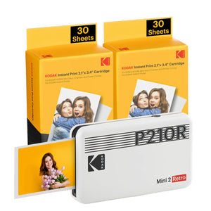 Fotografischer Drucker Kodak MINI 2 RETRO P210RW60 Weiß