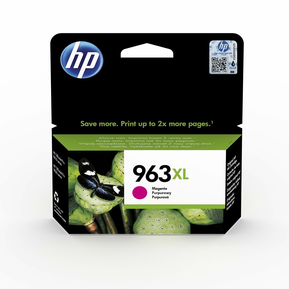 Original Ink Cartridge HP 3JA28AE#301 Magenta