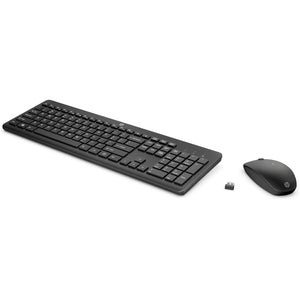 Tastatur mit Maus HP 18H24AA#ABE Schwarz Qwerty Spanisch