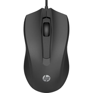 Mouse HP Ratón con cable HP 100 Black