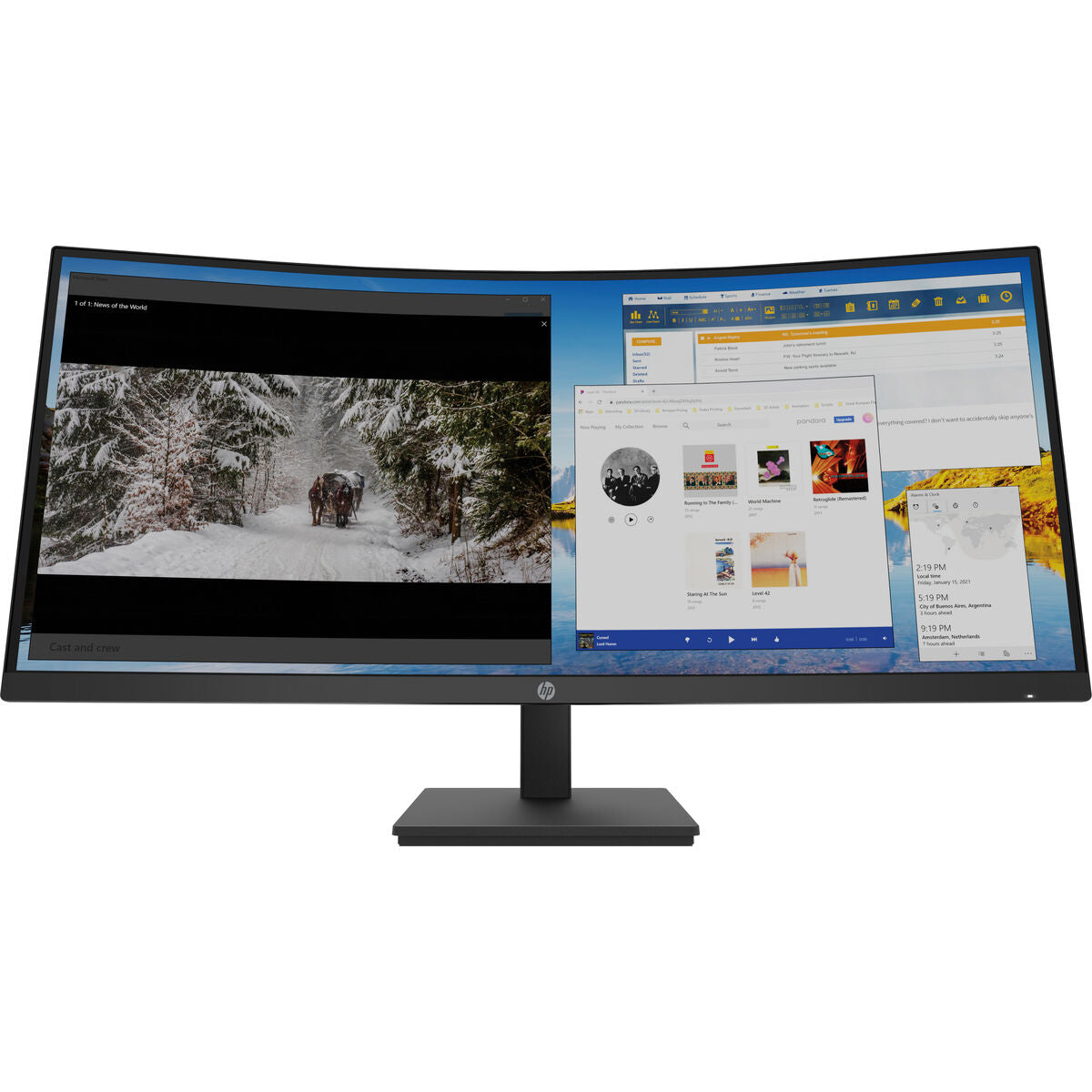 Monitor HP M34d 34" LED VA Flicker free 100 Hz