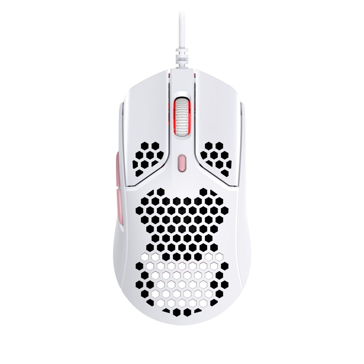 Souris Gaming Hyperx 4P5E4AA Blanc Blanc/Rose 3200 DPI