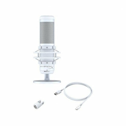 Microphone de Bureau Hyperx Quadcast S Blanc