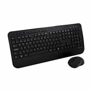 Tastatur mit Maus V7 CKW300ES Qwerty Spanisch Spanisch