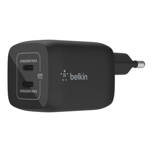 Chargeur mural Belkin WCH013VFBK Noir 65 W