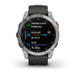 Smartwatch GARMIN Epix G2 Silberfarben Schwarz Grau 1,3"