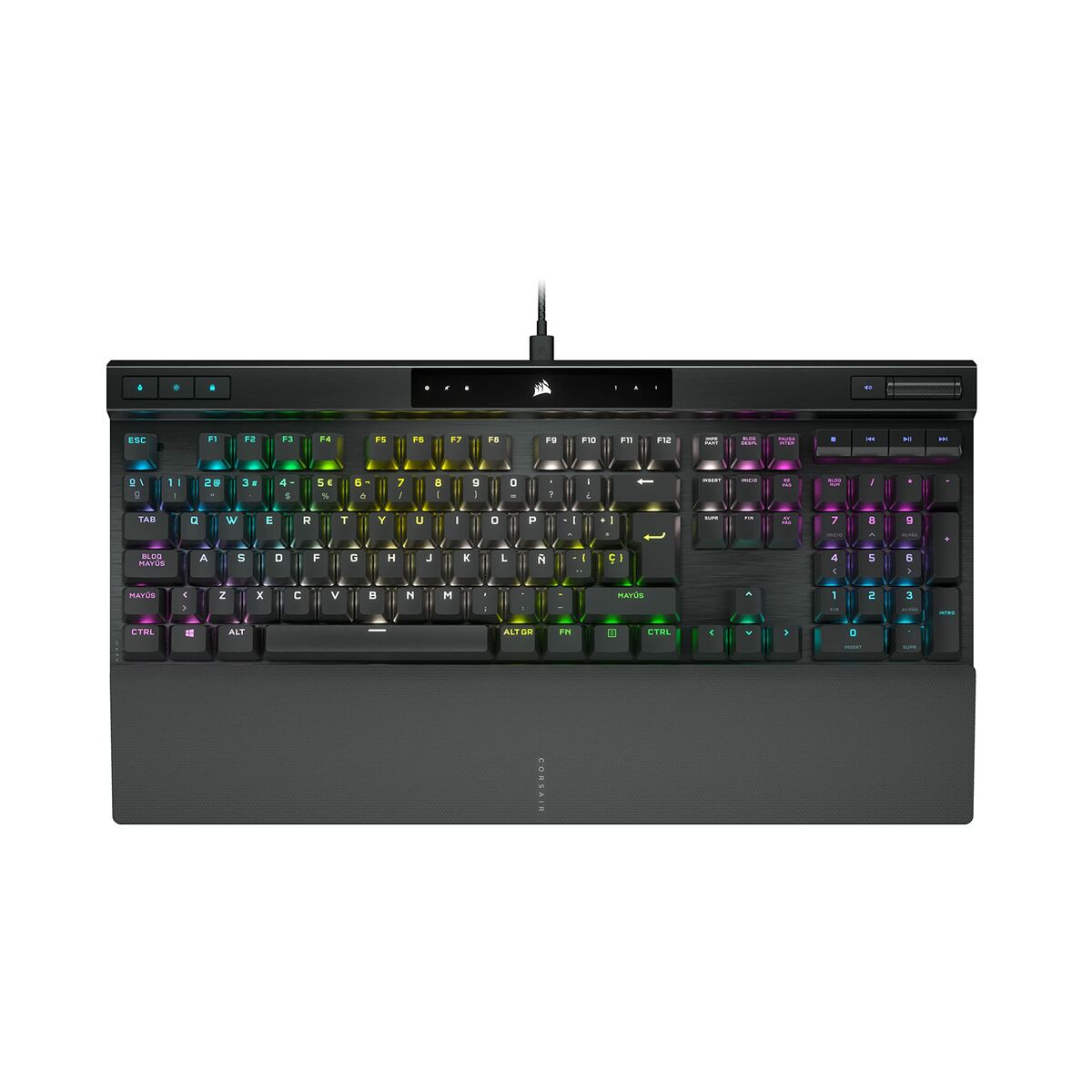 Keyboard Corsair K70 Spanish Qwerty Black