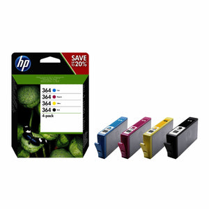 Cartouche d'encre originale HP T364 Noir Tricolore