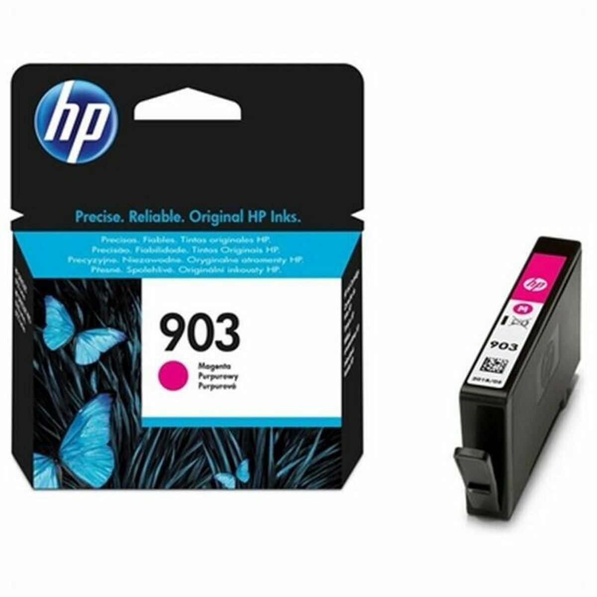 Cartouche d'encre originale HP T6L91AE Magenta Rouge