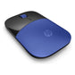 Optical Wireless Mouse HP Z3700 Blue Black