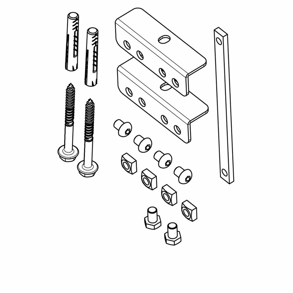 Kit de vissage Vogel's 7291260