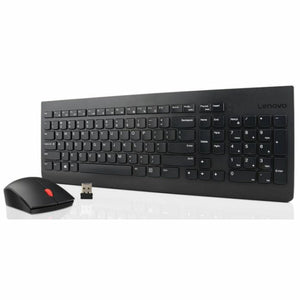 Keyboard and Wireless Mouse Lenovo 4X30M39490           Spanish Qwerty