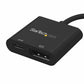 Adaptateur USB C vers DisplayPort Startech CDP2DPUCP Noir 4K Ultra HD