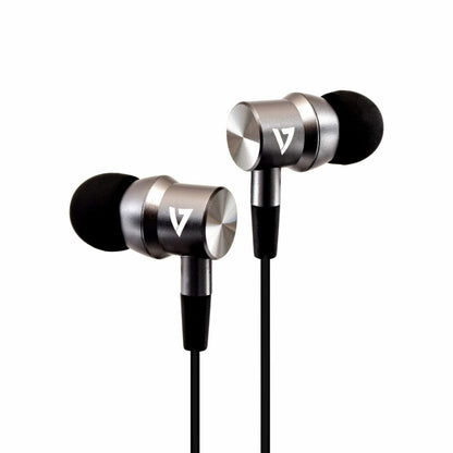 Headphones V7 HA111 Black Silver