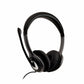 Casques avec Microphone V7 HU521 Noir Argenté