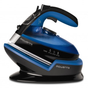 Cordless Steam Iron Rowenta DE5010 2400W Free Move Blue Rechargeable battery