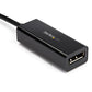 Adaptateur USB C vers DisplayPort Startech CDP2DP14B            Noir