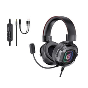 Casques avec Microphone Conceptronic ATHAN03B Noir