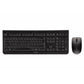 clavier et souris Cherry DW3000 Qwertz Allemand Noir