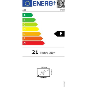 Écran AOC 27B2H 27" LCD LED IPS Flicker free 75 Hz