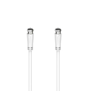 Câble Coaxial Antenne TV Hama 1,5 m Blanc