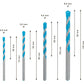 Ensemble de forets BOSCH Expert CYL-9 Multiconstruction Ø 4 mm Ø 5 mm Ø 6 mm Ø 8 mm 4 Pièces