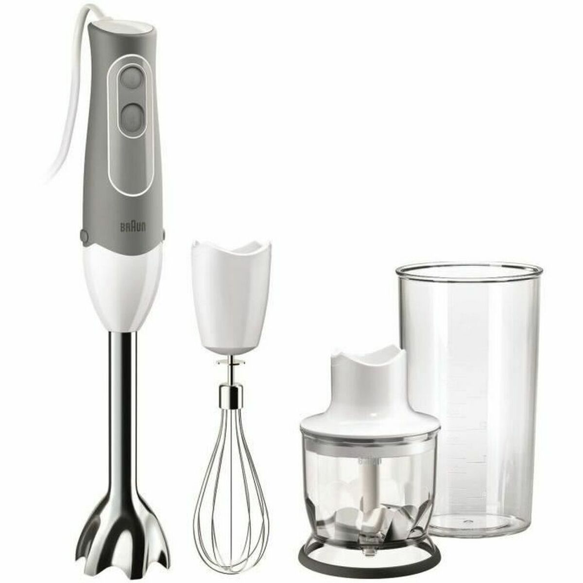 Multifunktions Handmixer mit Zubehör Braun MQ 525 Omelette 600W