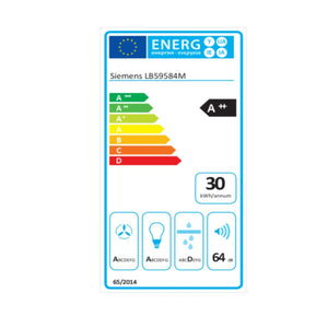 Hotte standard Siemens AG LB59584M Argenté Acier