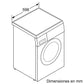 Machine à laver BOSCH WUU24T61ES 1200 rpm 9 kg
