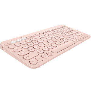 Wireless Keyboard Logitech K380  Pink Spanish Qwerty