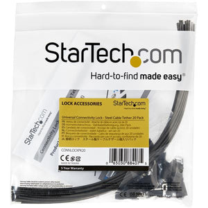 Câble de sécurité Startech CONNLOCKPK20