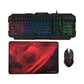 Keyboard with Gaming Mouse Mars Gaming MCP118 Black Spanish Qwerty